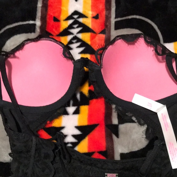Pink Victoria Secret Date Night bra - Picture 5 of 5